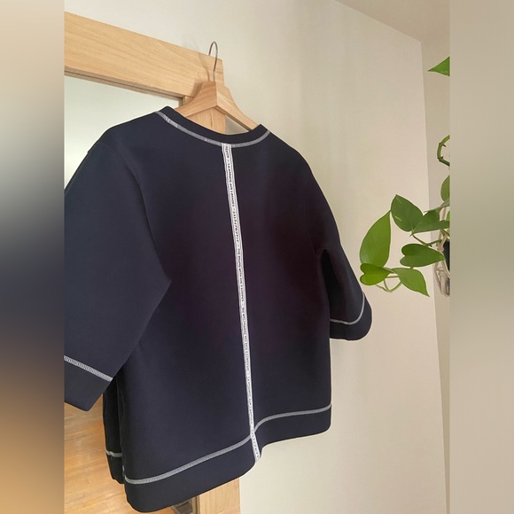 Adidas Originals Neoprene Trefoil Logo Sweatshirt S/M oversized - Picture 4 of 9